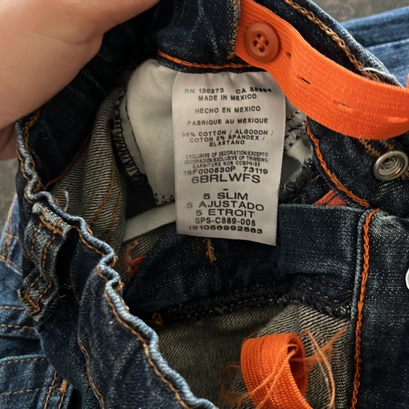 Boys size 5 Jean bundle - levi wrangler gap - Picture 5 of 7